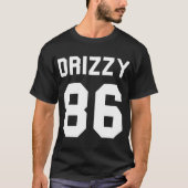 綿ユニセックスなドレークの前部を印刷しているDrizzyドレーク Tシャツ (正面)