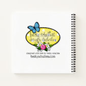 綿リースカスタム祈りの言葉ジャーナル ノートブック (裏面)