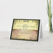 綿二年記念結婚ギフトカード カード (裏面)