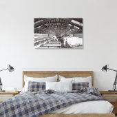 綿工場インテリア キャンバスプリント (インサイチュ (寝室))