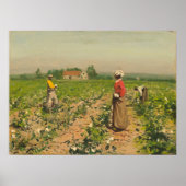 綿摘み – William G. Gaulファインアートポスター ポスター (正面)