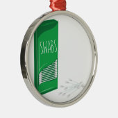 綿棒の綿棒 メタルオーナメント (右)