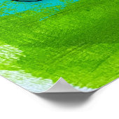 綿棒ポスターウォールアートおもしろい – バスルーム・アート ポスター (角)