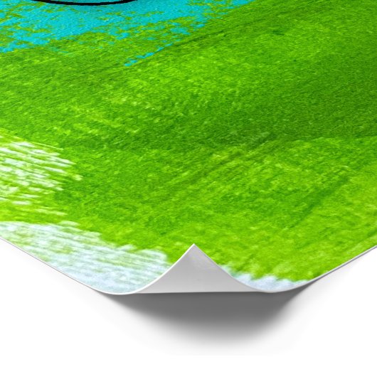 綿棒ポスターウォールアートおもしろい – バスルーム・アート ポスター (角)