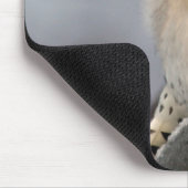 綿毛のようなキツツキのマウスパッド マウスパッド (コーナー)