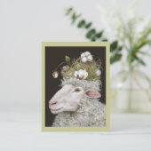 綿毛の葉書 ポストカード (スタンド正面)