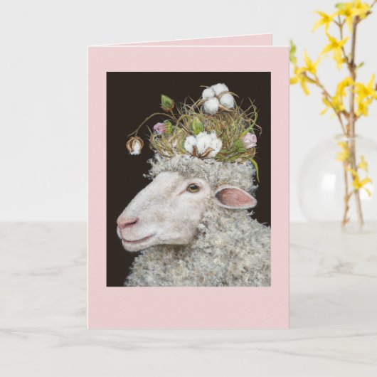 綿毛カード カード (黄色い花)