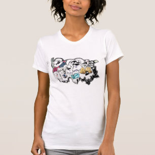 綿毛ライン Tシャツ