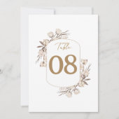 綿素朴フローラ結婚表の番号 (正面)