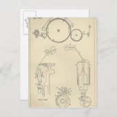 綿紡績II ポストカード (正面/裏面)