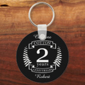 綿結婚の2年結婚した キーホルダー (正面)