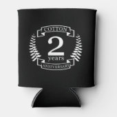 綿結婚の2年結婚した 缶クーラー (正面)