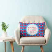 綿花の微妙なバイエルン ランバークッション (椅子)