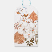 綿花ブライダルシャワーギフトラベル ギフトタグ (裏面)