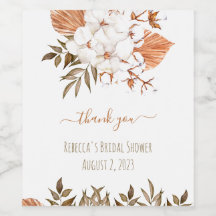 綿花ブライダルシャワーギフトラベル