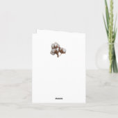 綿花工場で2周年 カード (裏面)