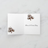 綿花工場で2周年 カード (内部)