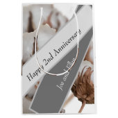 綿花工場で2周年 ミディアムペーパーバッグ (正面)