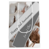 綿花工場で2周年 ミディアムペーパーバッグ (裏面)