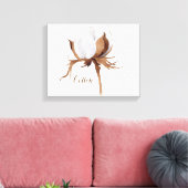 綿花水彩キャンバス印刷 キャンバスプリント (インサイチュ (リビング))