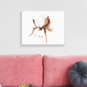 綿花水彩キャンバス印刷 キャンバスプリント (インサイチュ (リビング))