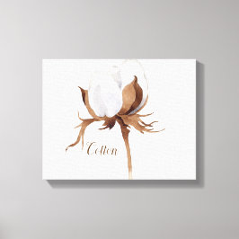 綿花水彩キャンバス印刷 キャンバスプリント