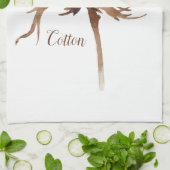 綿花水彩 キッチンタオル (折り畳み)