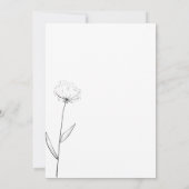 綿花白澄ん植物学 招待状 (裏面)