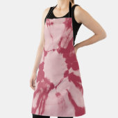 綿花絞り染め模様抽象芸術裏地 エプロン (インサイチュ)