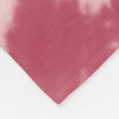 綿花絞り染め模様抽象芸術裏地 フリースブランケット (角)