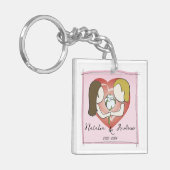 綿花記念日 キーホルダー (正面左)