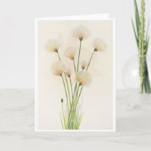 綿花 カード (正面)