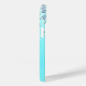 綿菓子かわいいブルーシルバーグリッター水色 Case-Mate iPhoneケース (裏面 / 右)