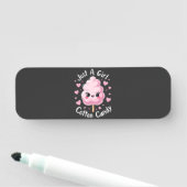 綿菓子が大好きな女の子 名札 (インサイチュ)