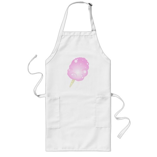 綿菓子のエプロン ロングエプロン (正面)
