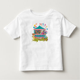 綿菓子のカウンティーフェアの日 トドラーTシャツ