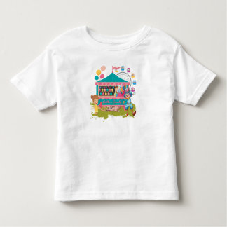 綿菓子のカウンティーフェアの日 トドラーTシャツ