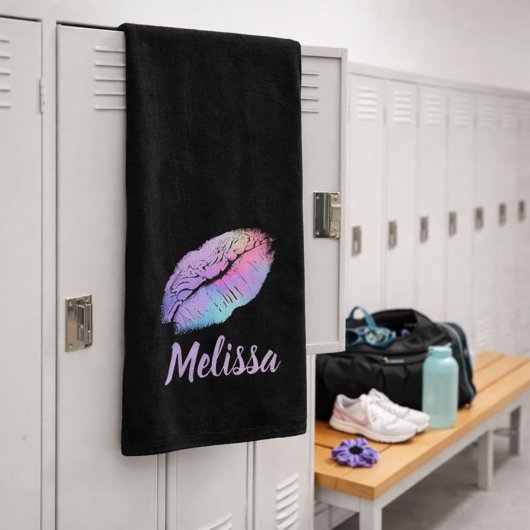 綿菓子のネオン薄紫のキスのガーリーな上品 バスタオルセット