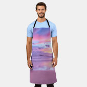 綿菓子の日の出:ビーチビュー。 エプロン (着用した状態)