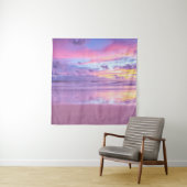 綿菓子の日の出：ビーチビュー。 タペストリー (インサイチュ)