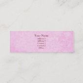 綿菓子の曼荼羅のしおりの名刺 スキニー名刺 (裏面)