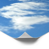 綿菓子の雲 ポスター (角)