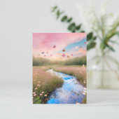 綿菓子の雲 ポストカード (スタンド正面)