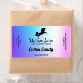 綿菓子ニコチンVape Eジュースラベル ラベル (インサイチュ)