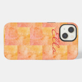 綿菓子パッチワーク iPhoneケース (裏面横)