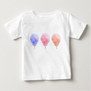 綿菓子ベビーTシャツ ベビーTシャツ
