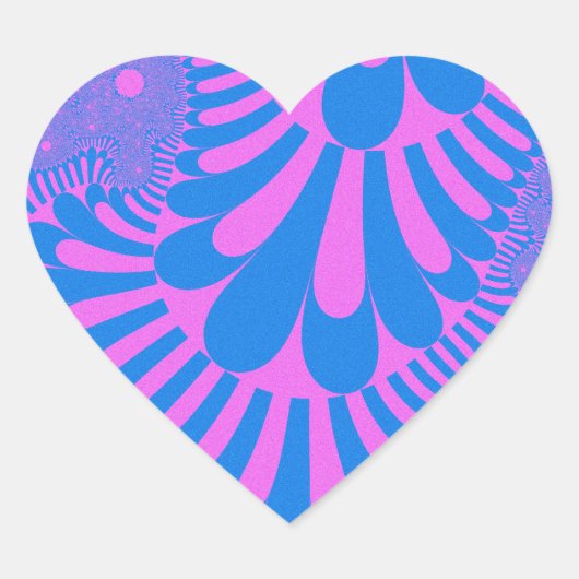 綿菓子ループ ハートシール (正面)