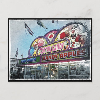 「綿菓子」の郵便はがき ポストカード