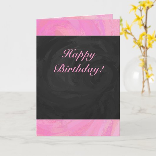 綿菓子 カード (黄色い花)