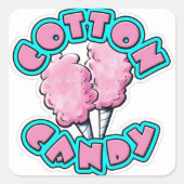 綿菓子 スクエアシール (正面)